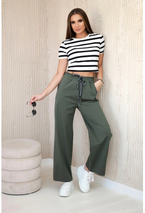 Modne szerokie spodnie