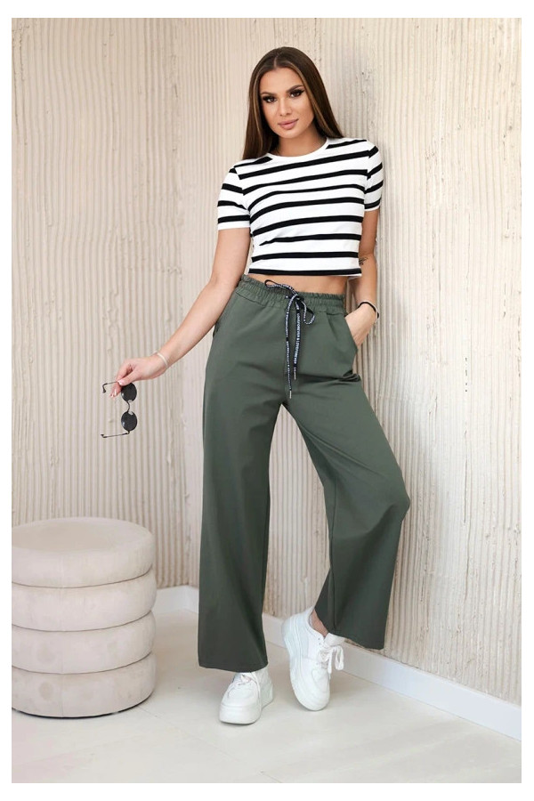 Modne szerokie spodnie