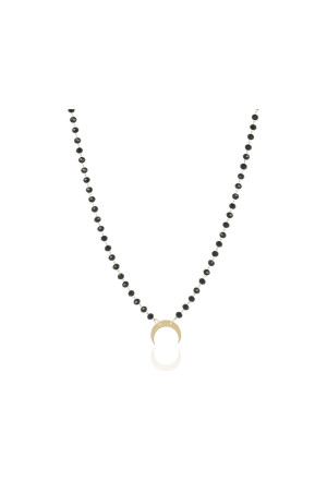 Naszyjnik Koralik Noc